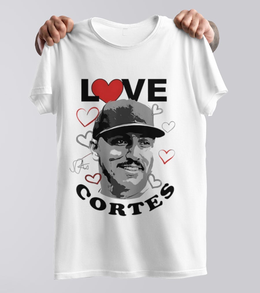 Love Nestor Cortes Yankees Baseball Heart T-Shirt