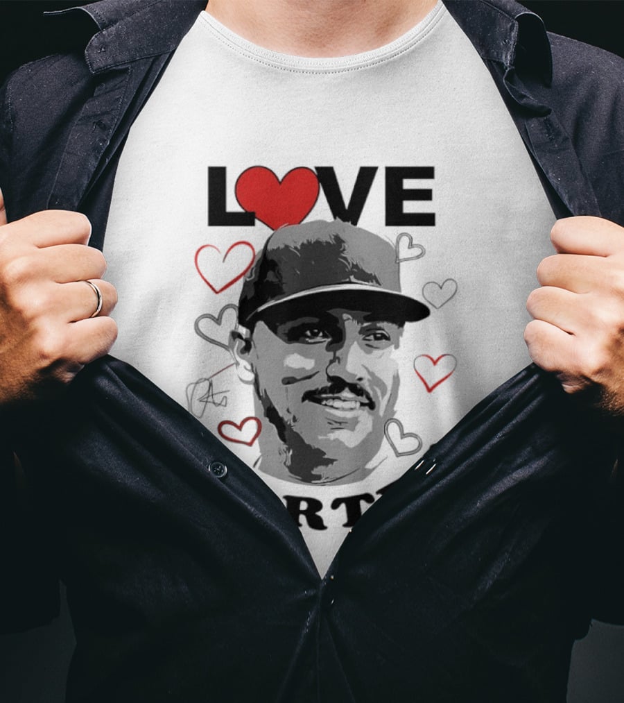 Love Nestor Cortes Yankees Baseball Heart T-Shirt