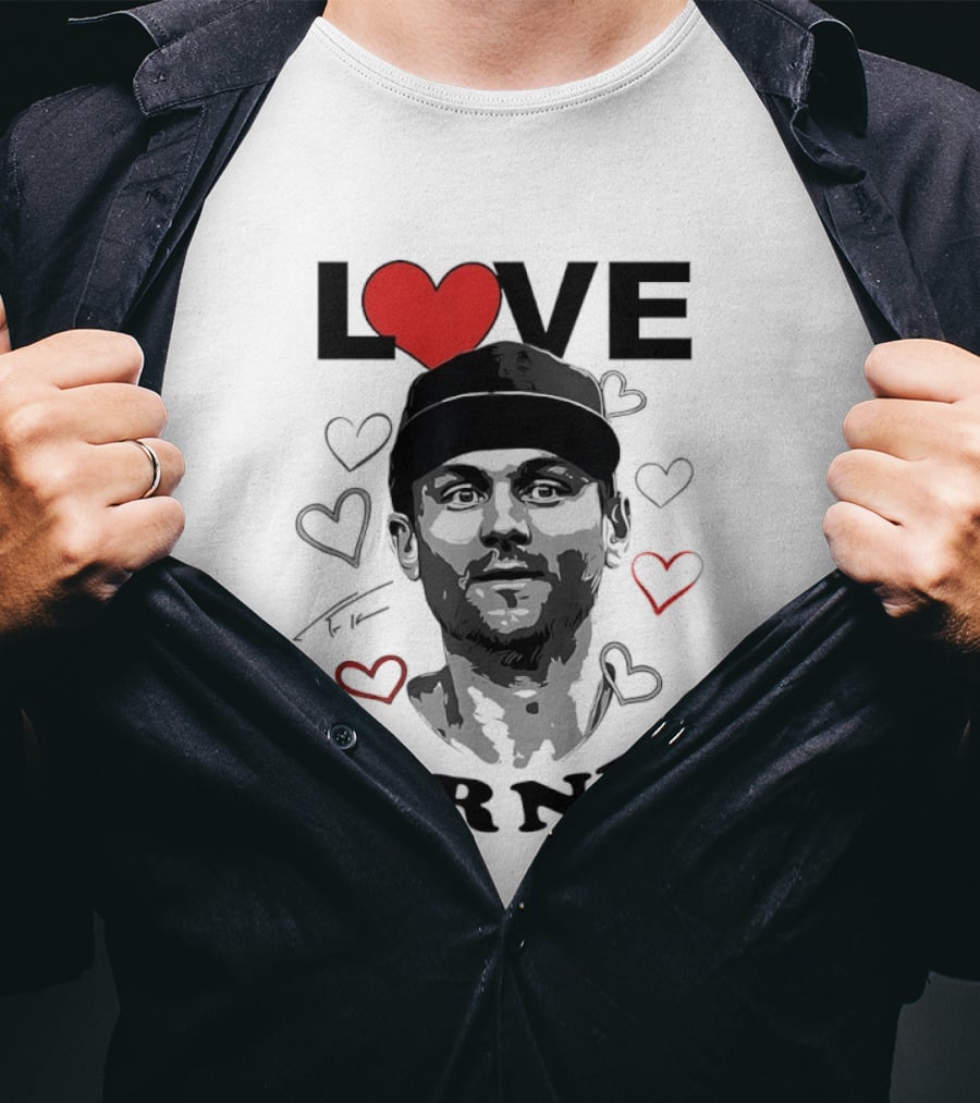 LOVE Trea Turner Philadelphia Phillies Baseball Heart T-Shirt