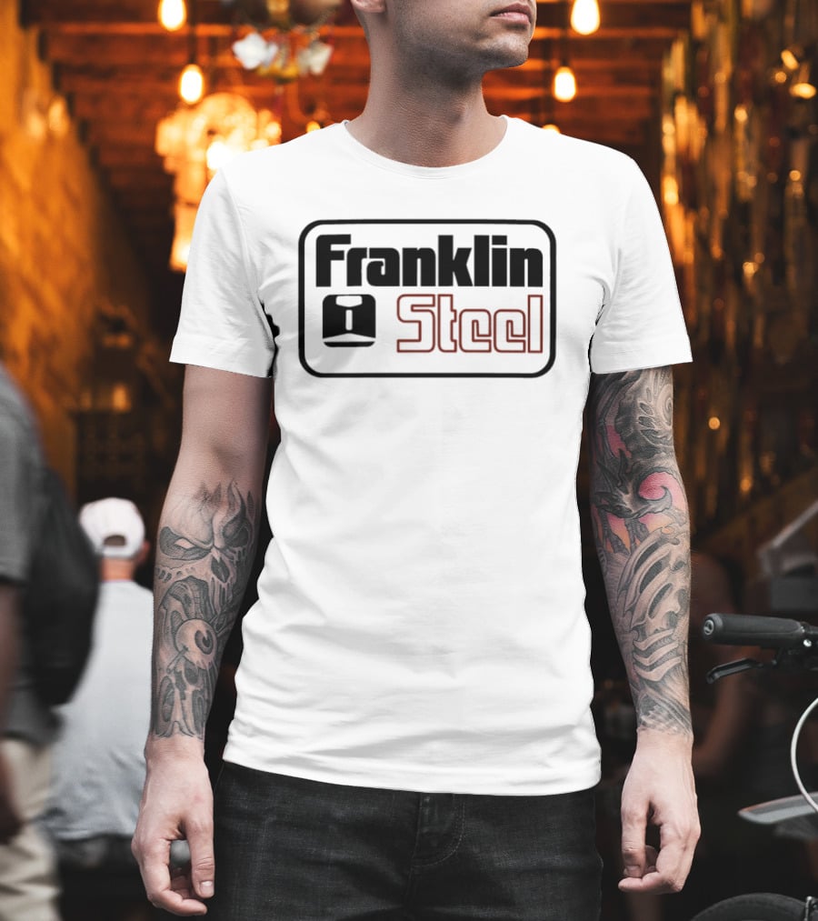 Franklin Steel Franklin PA Industrial Heritage Branding T-Shirt