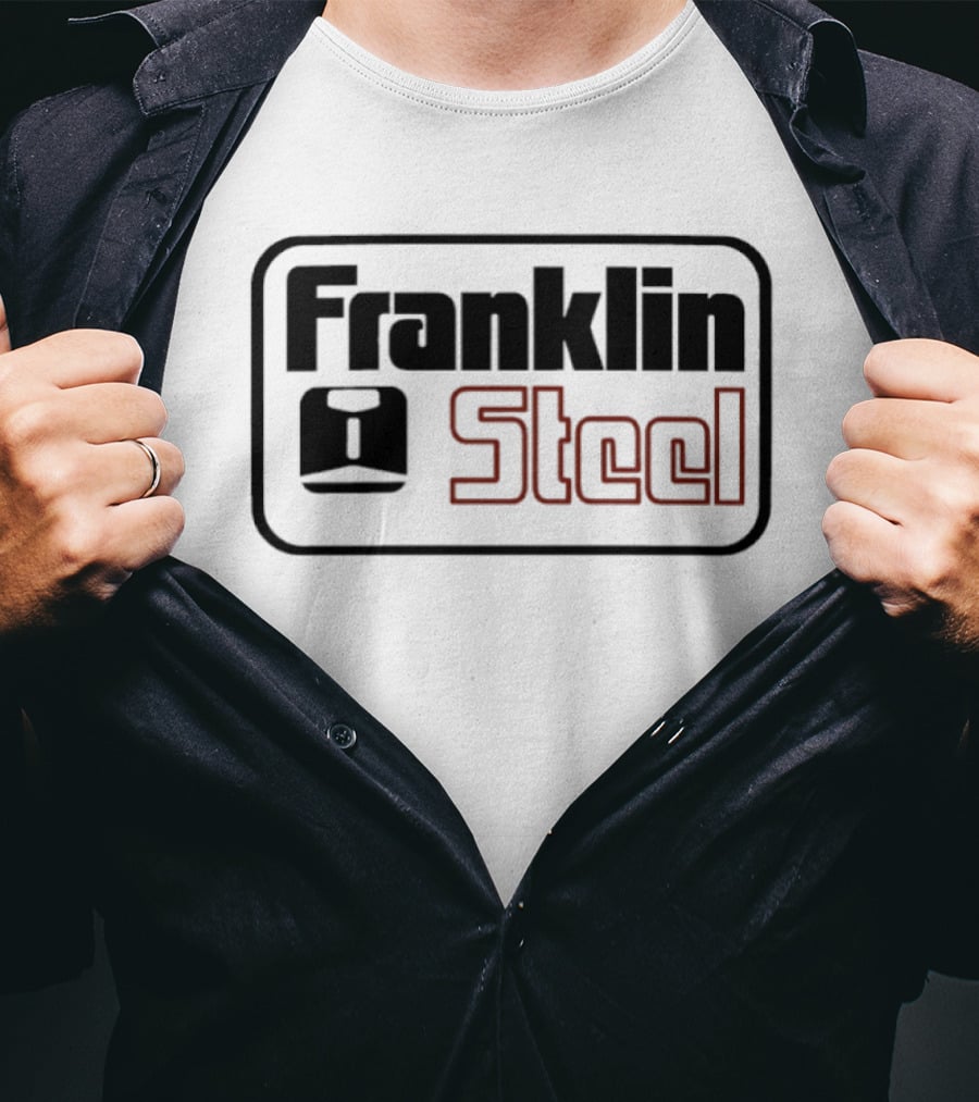 Franklin Steel Franklin PA Industrial Heritage Branding T-Shirt