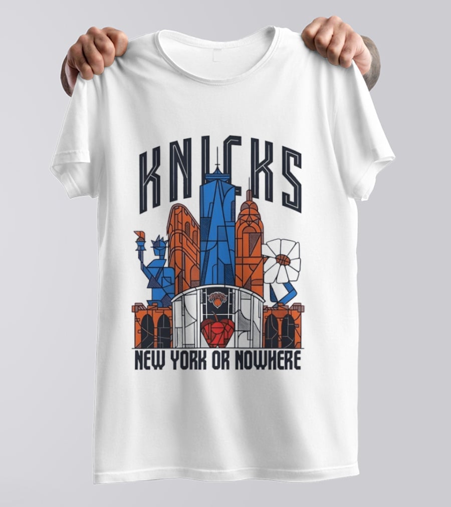 Knicks New York Or Nowhere Skyline 2026 T-Shirt