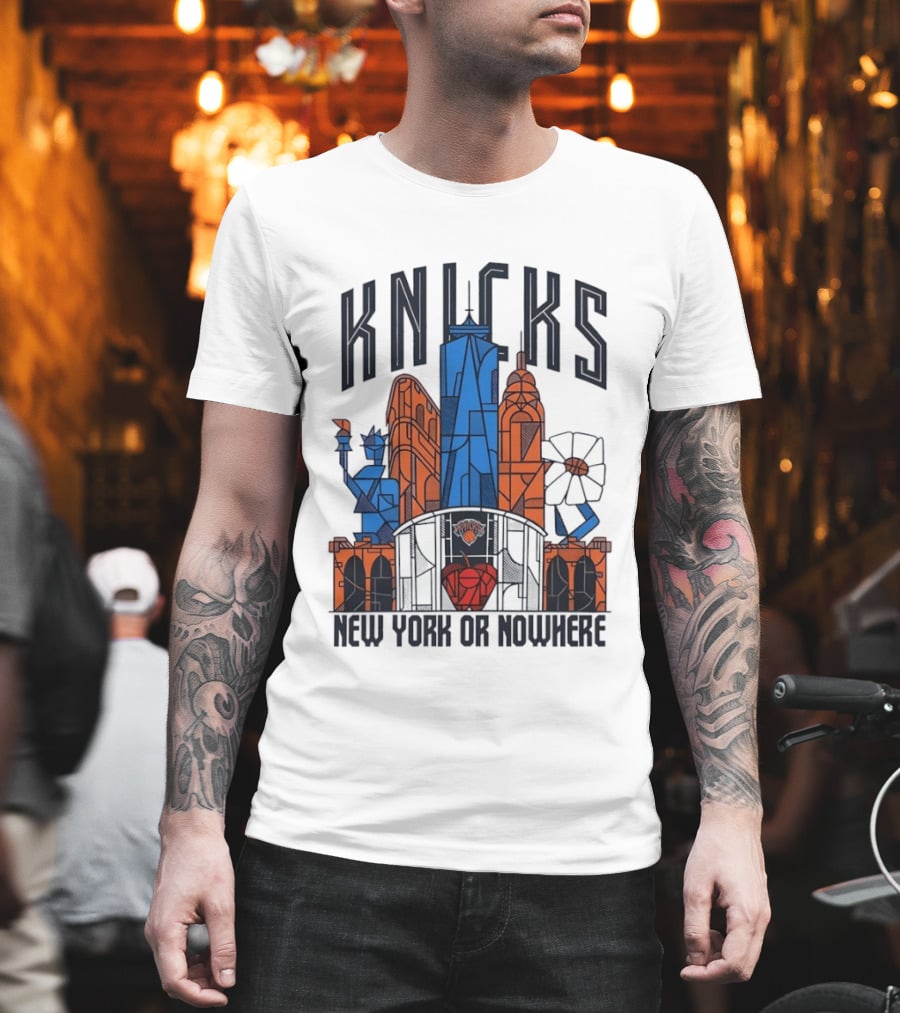 Knicks New York Or Nowhere Skyline 2026 T-Shirt