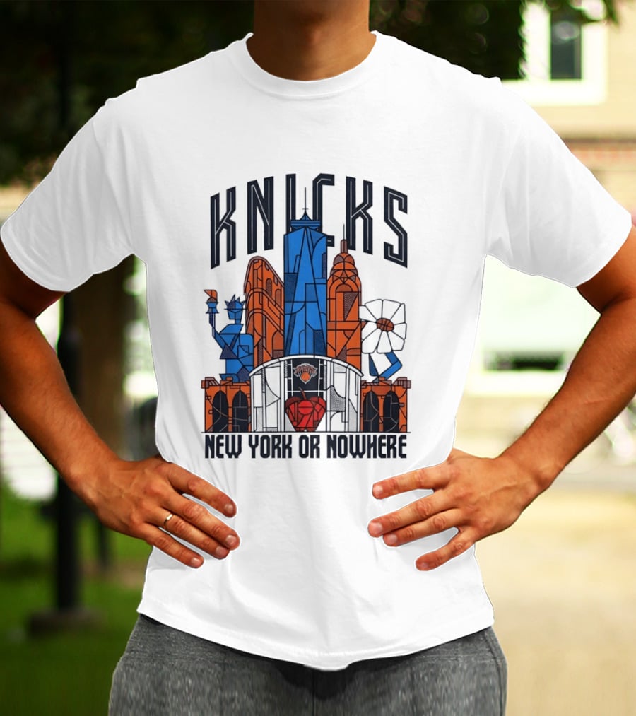 Knicks New York Or Nowhere Skyline 2026 T-Shirt