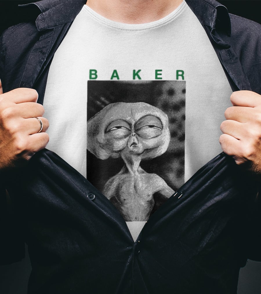 Note Baker Alien Block Busters Extraterrestrial T-Shirt