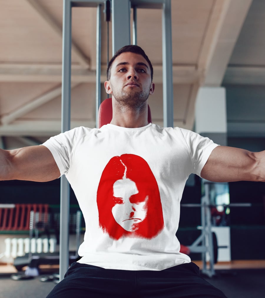 Obsession The Cinegogue Nikki Frown Red Face T-Shirt