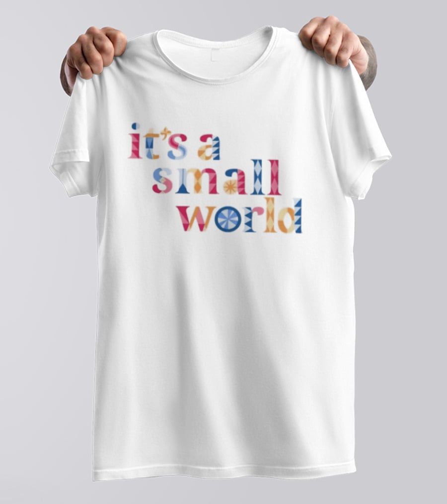 It's A Small World Multicolored T-Shirt
