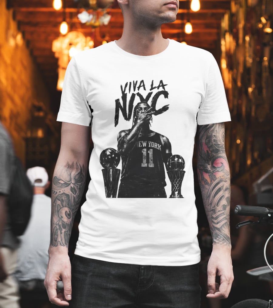 Viva La NYC Jalen Brunson 11 New York Knicks Basketball Player T-Shirt