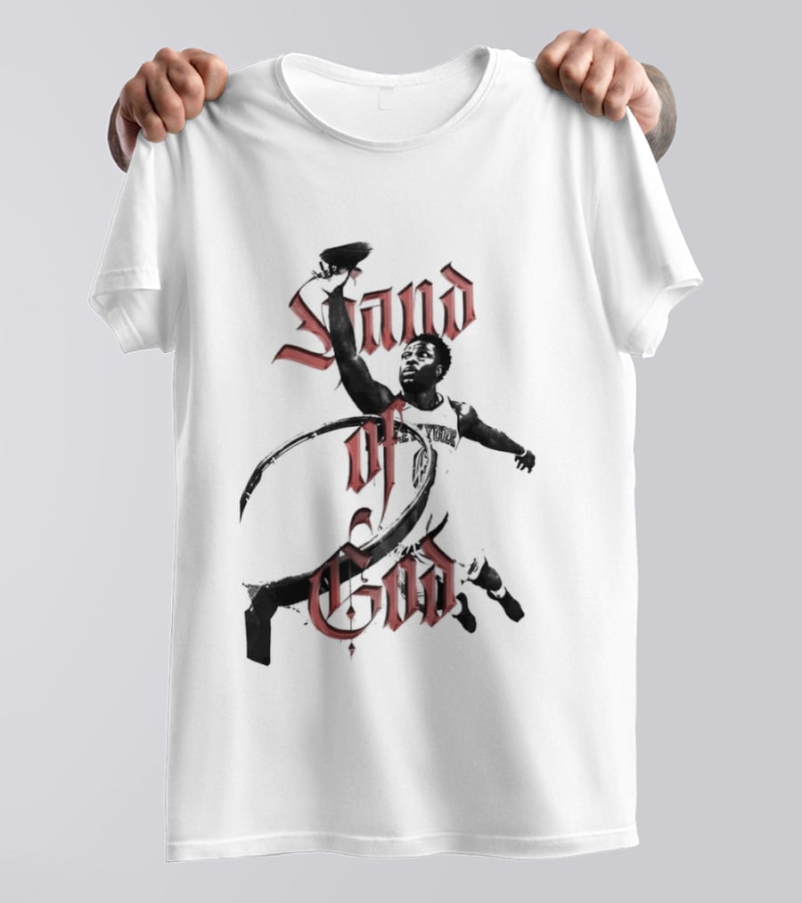 Hand Of God OG Anunoby New York Knicks Basketball NBA T-Shirt