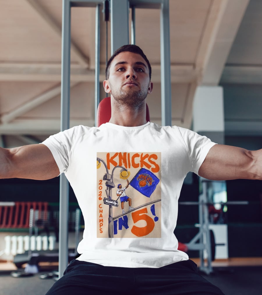 Jalen Brunson New York Knicks 2026 Champs Knicks In 5 Basketball Team T-Shirt
