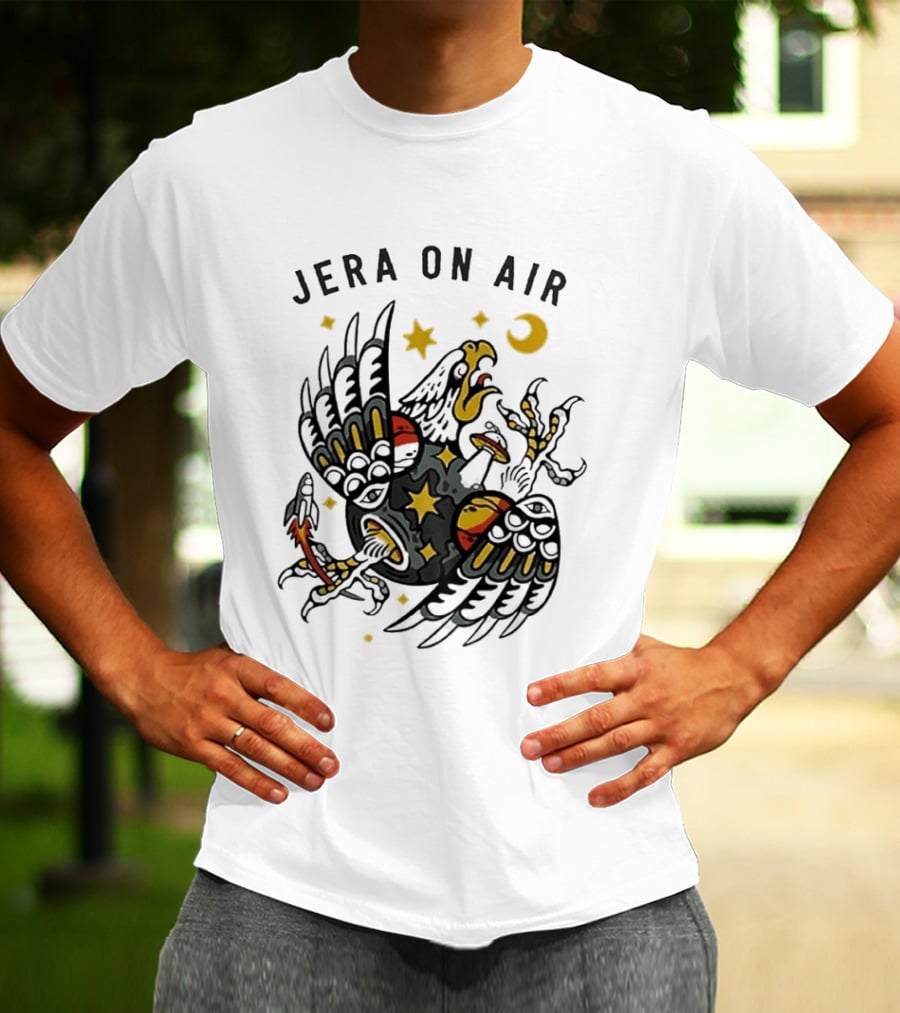 Jera On Air 2026 Festival Ysselsteyn Netherlands June 25 26 27 Mythical Eagle Stars Moon T-Shirt