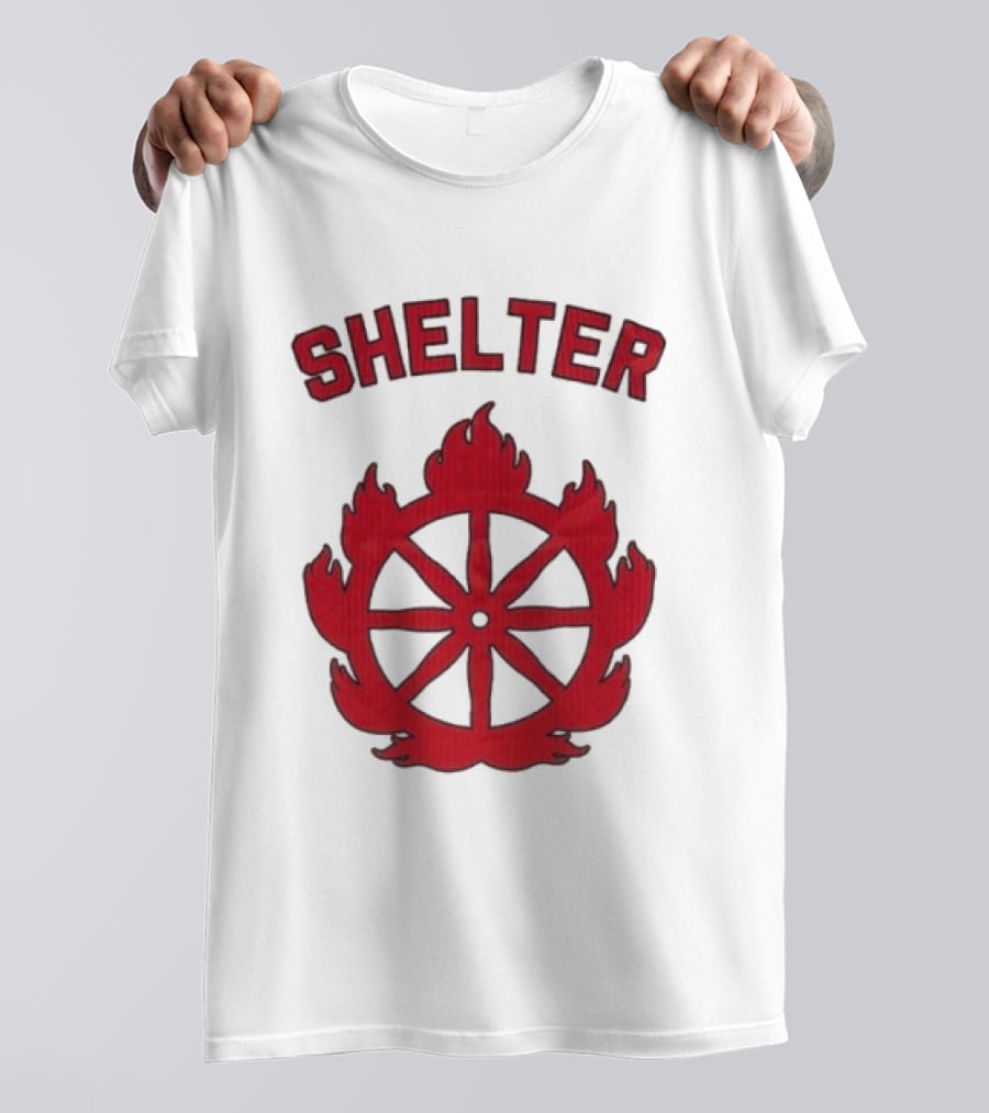 Shelter Mantra 95 Flaming Wheel T-Shirt