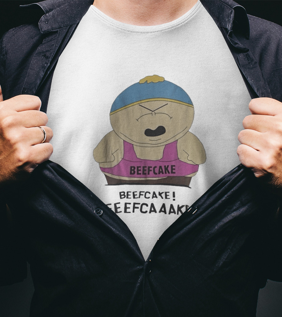 Eric Cartman South Park Beefcake Beeeefcaaake Iconic Merchandise T-Shirt