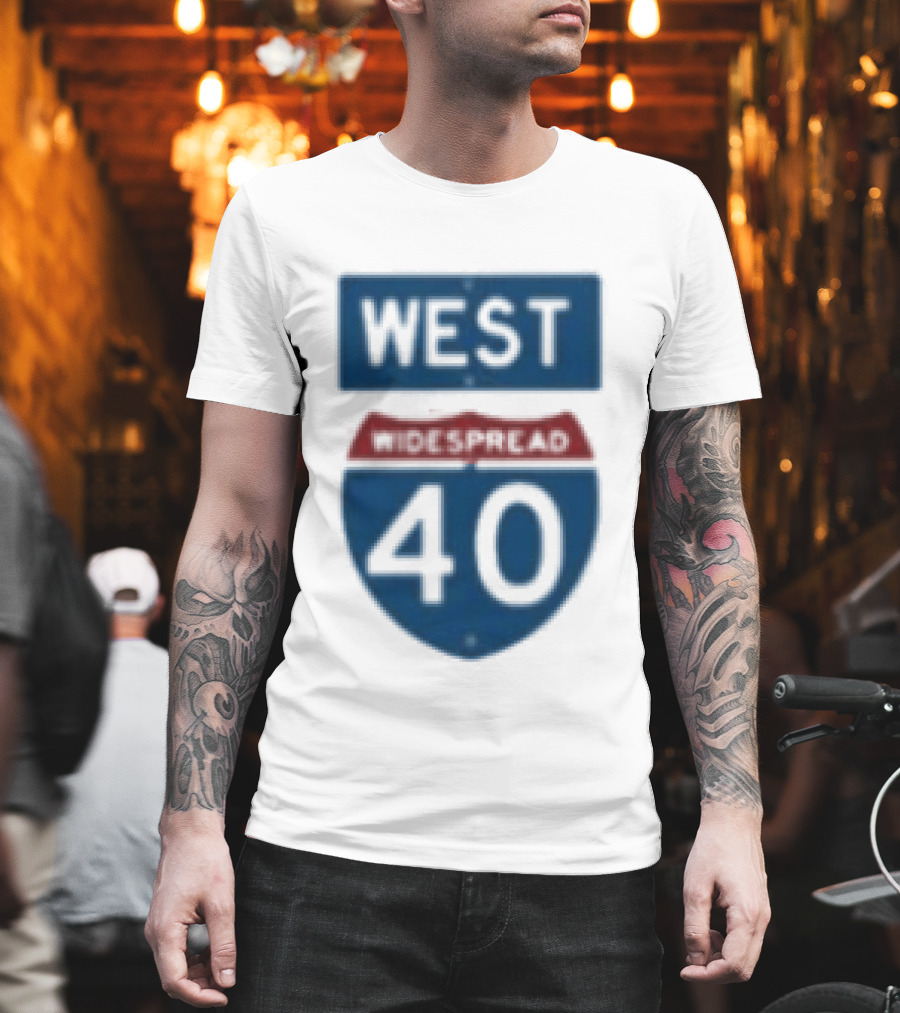Goin' Out West Tour Summer 2026 Widespread 40 Interstate T-Shirt