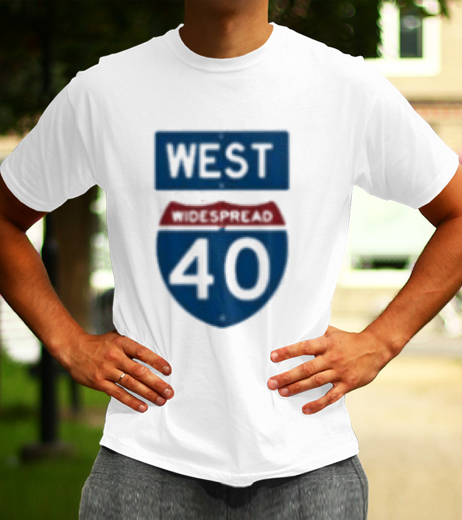 Goin' Out West Tour Summer 2026 Widespread 40 Interstate T-Shirt