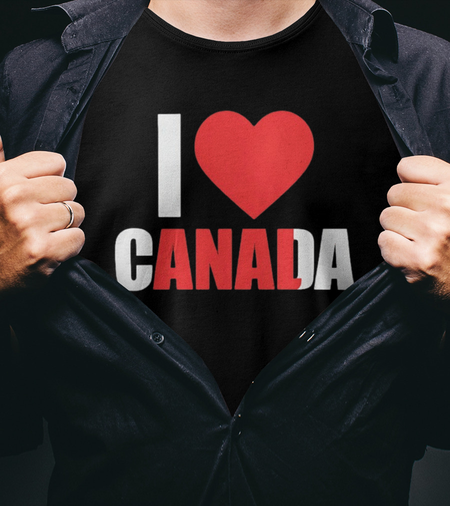 I Love Canada Heart Symbol CANADA T-Shirt