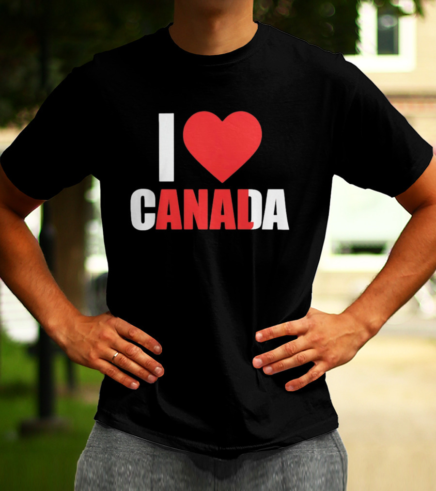 I Love Canada Heart Symbol CANADA T-Shirt