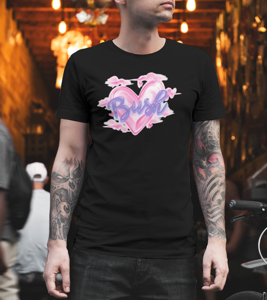 Bush Heart Clouds 90s Rock Gavin Rossdale T-Shirt