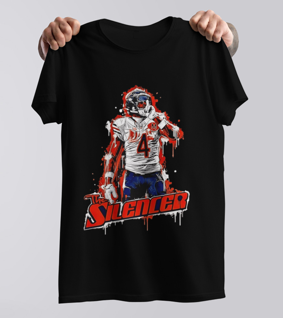 The Silencer Number 4 Chicago Football Player T-Shirt