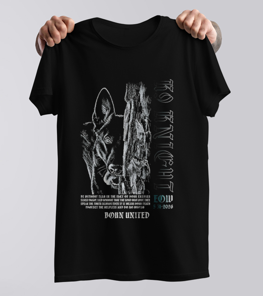 K9 Knight EOW 5 31 2026 Born United Memorial T-Shirt