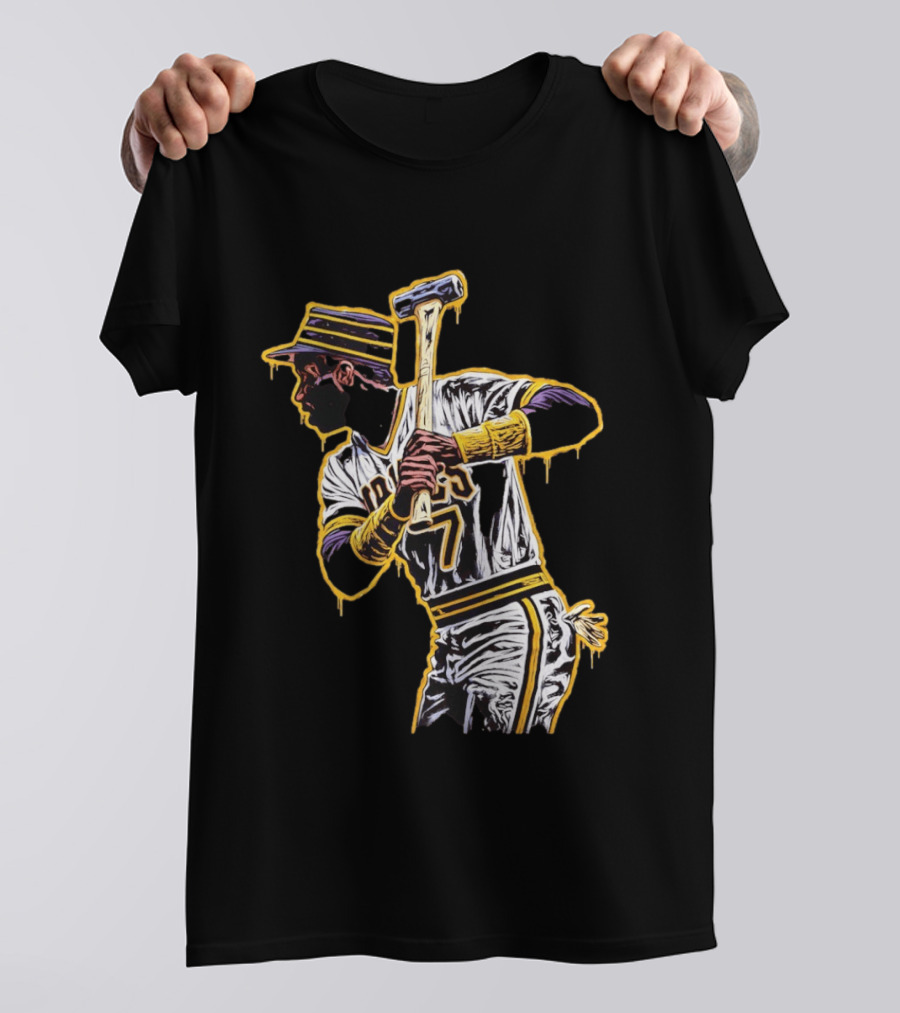 Roberto Clemente Pittsburgh Pirates Number 21 Baseball T-Shirt