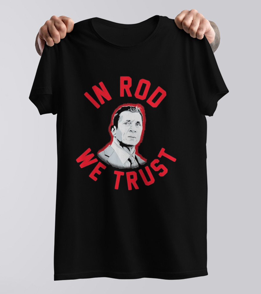 In Rod We Trust Rod Brind'Amour Head Coach Of Carolina Hurricanes T-Shirt