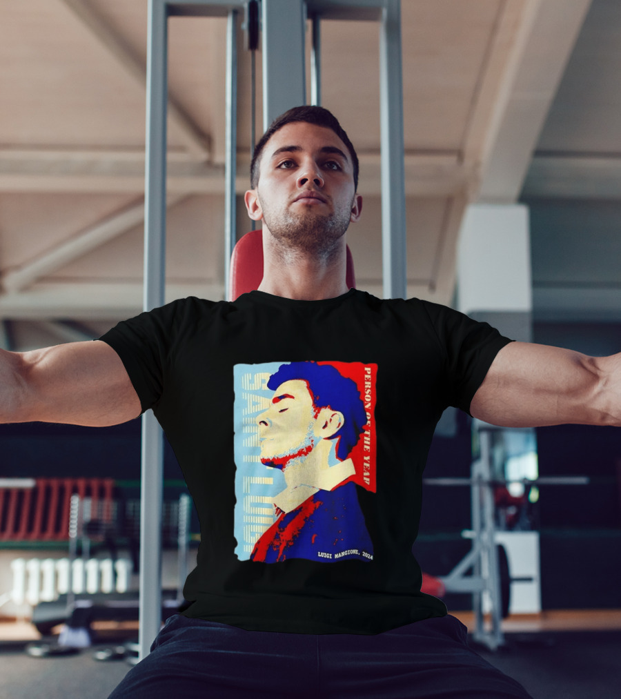 Saint Luigi Mangione 2024 Person Of The Year T-Shirt