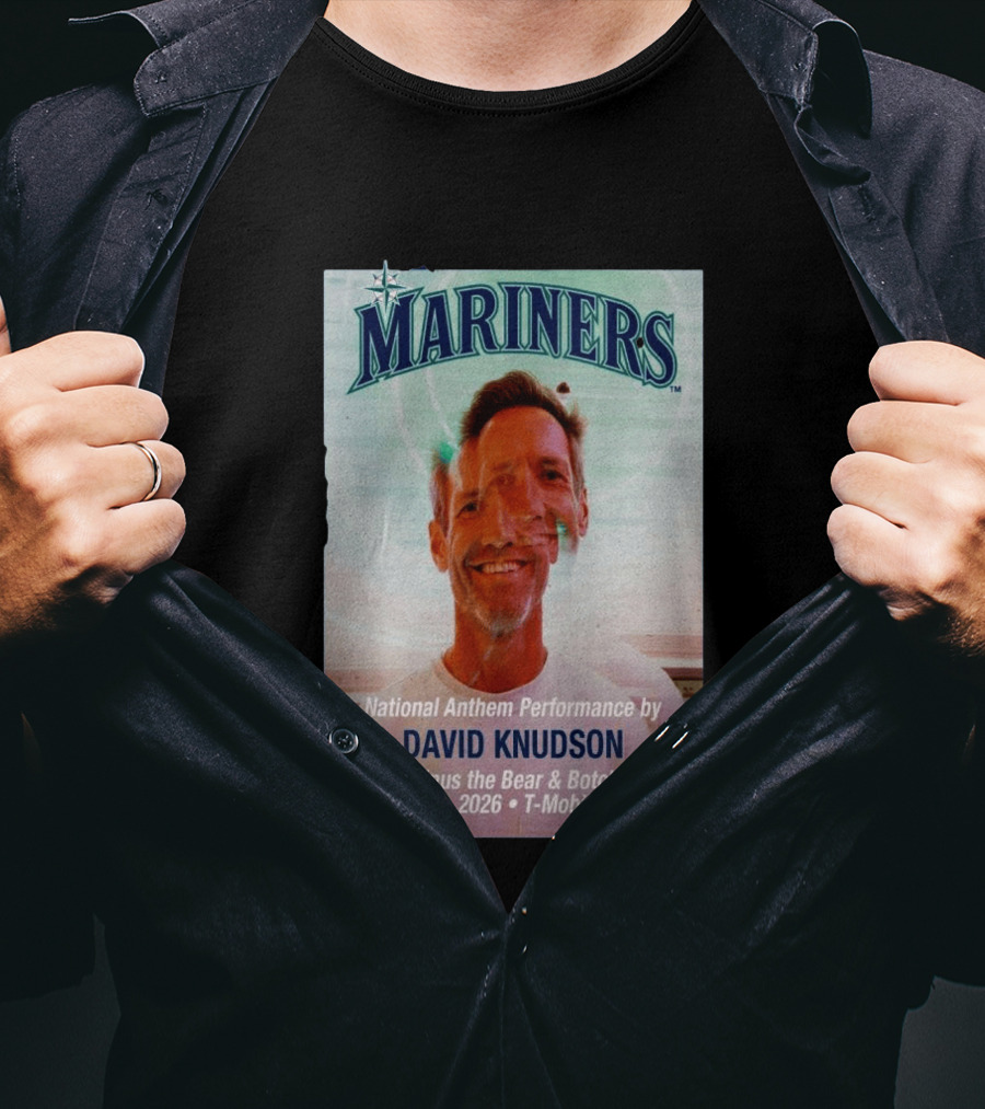 Mariners National Anthem Performance David Knudson June 20 2026 Mobile Park T-Shirt