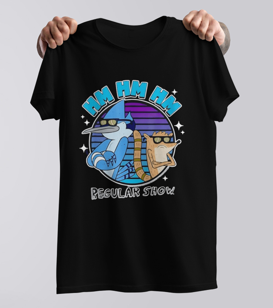 HM HM HM Mordecai And Rigby Regular Show Cartoon T-Shirt