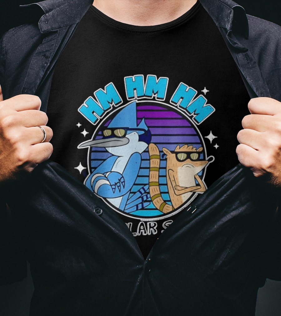 HM HM HM Mordecai And Rigby Regular Show Cartoon T-Shirt