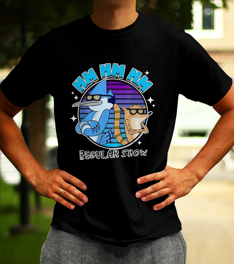 HM HM HM Mordecai And Rigby Regular Show Cartoon T-Shirt