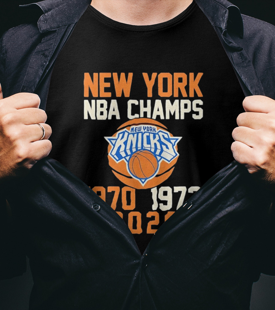 New York Knicks NBA Champs 1970 1973 2026 T-Shirt