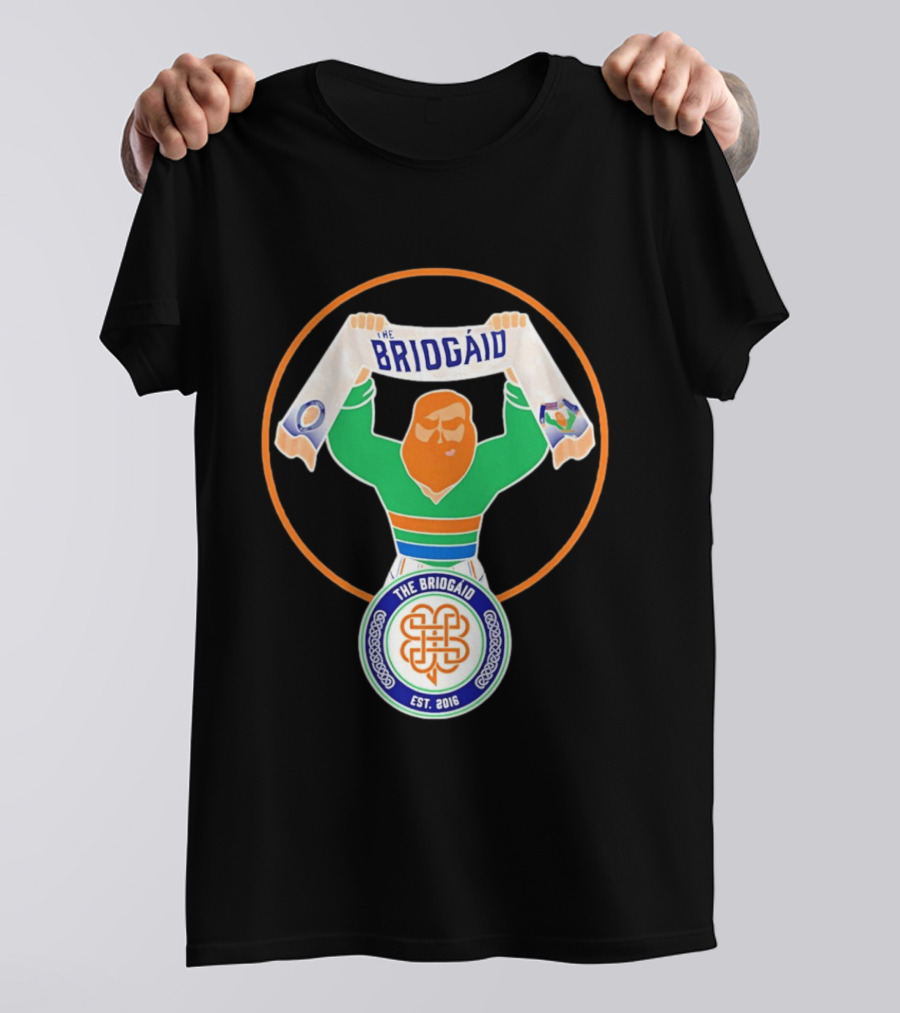 The Briogaid Guy Est 2016 Celtic FC Supporters Club Scarf T-Shirt
