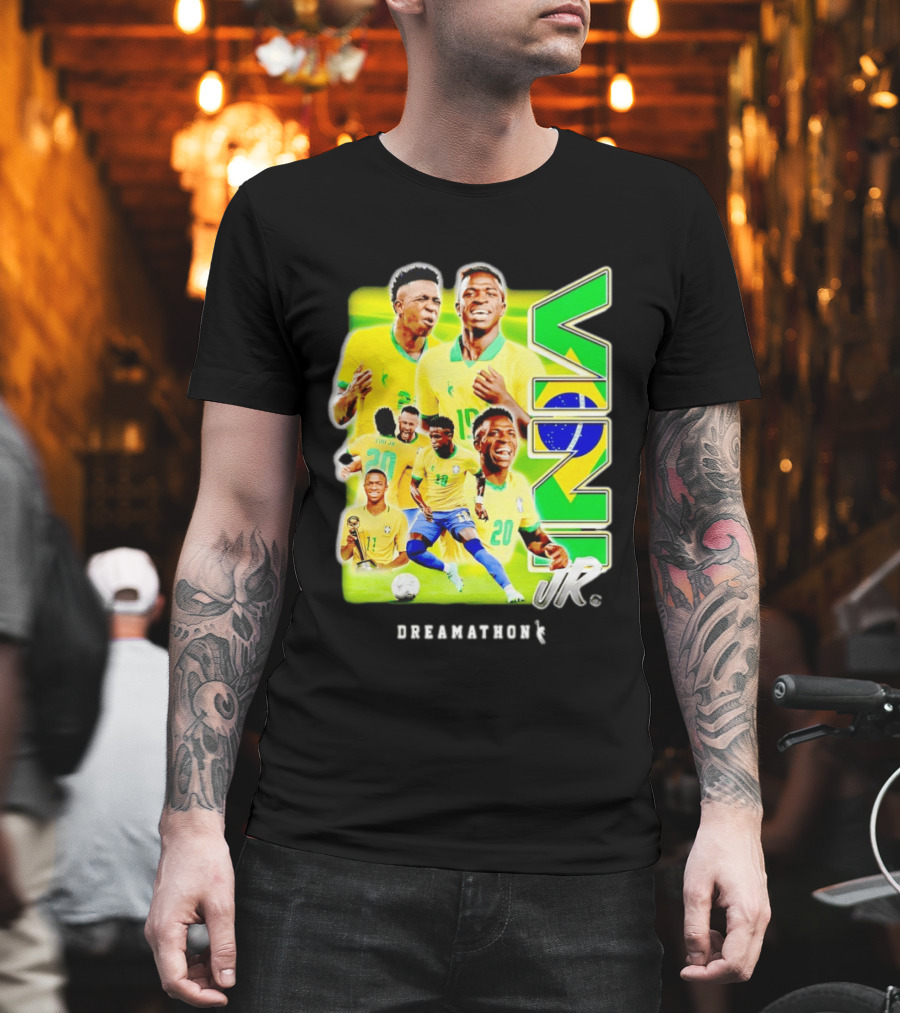 Vini Jr Brazil Dreamathon Soccer Moments T-Shirt