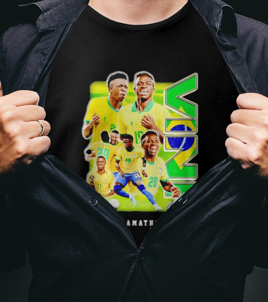 Vini Jr Brazil Dreamathon Soccer Moments T-Shirt
