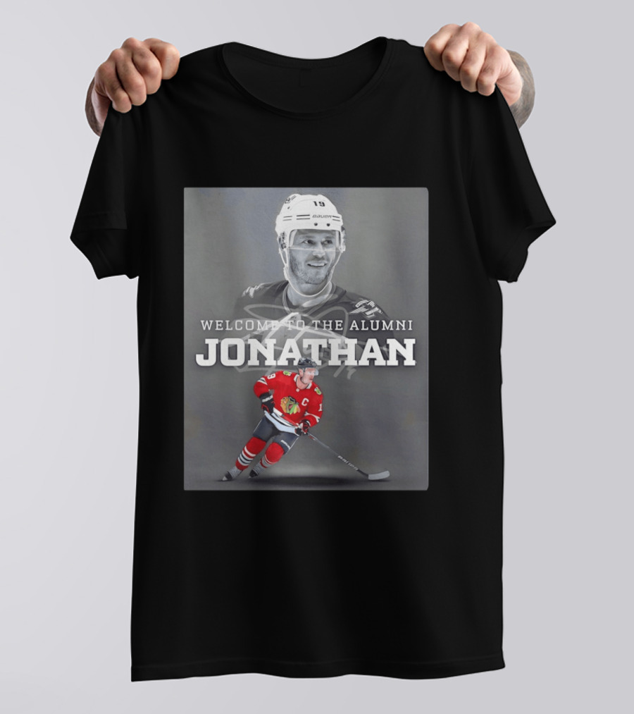 Welcome To The Alumni Jonathan Toews Chicago Hockey Legend T-Shirt