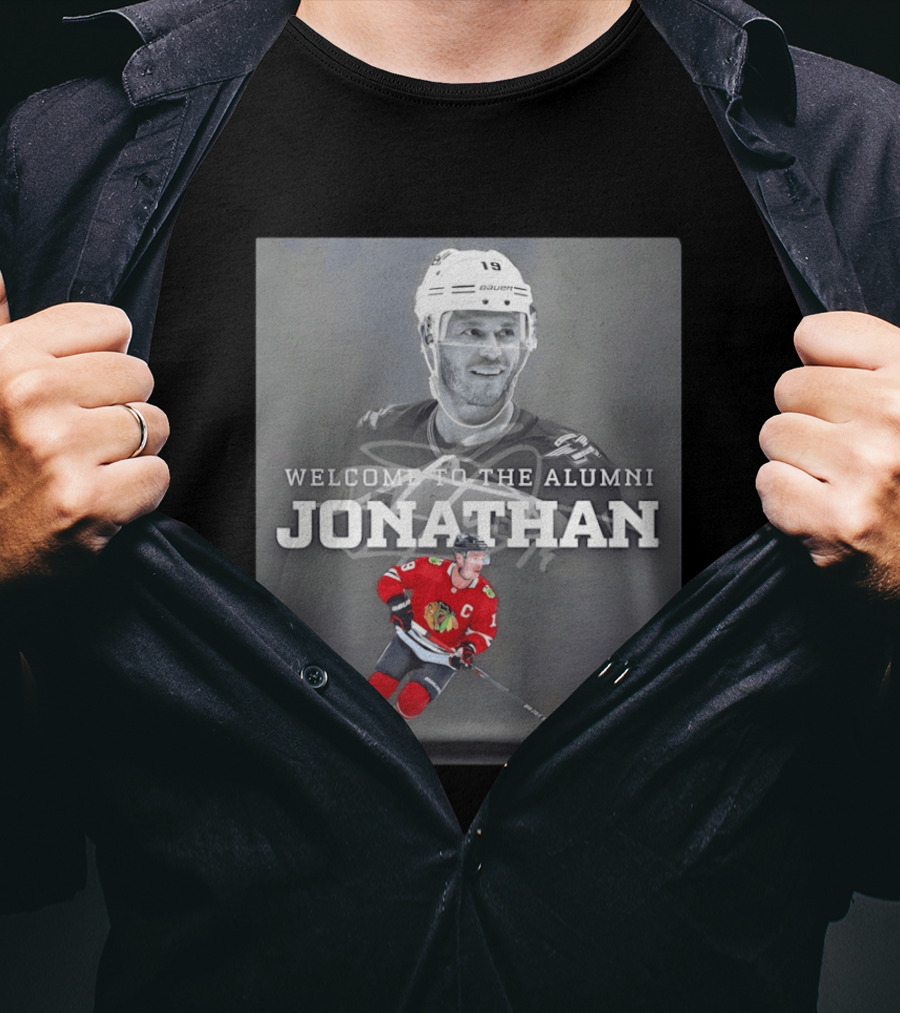 Welcome To The Alumni Jonathan Toews Chicago Hockey Legend T-Shirt