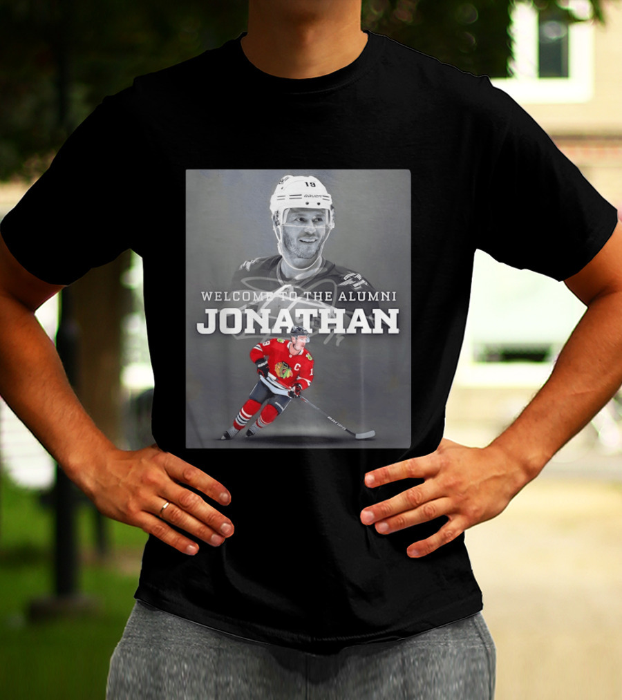 Welcome To The Alumni Jonathan Toews Chicago Hockey Legend T-Shirt