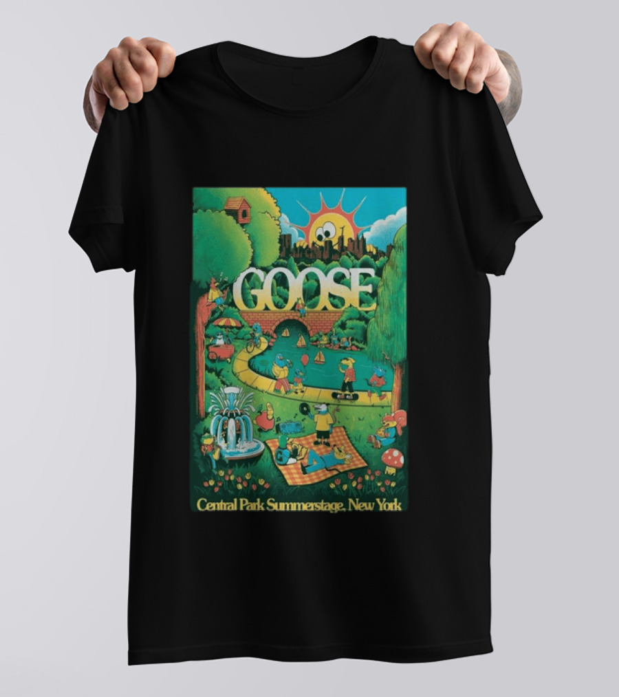 GOOSE Central Park Summerstage New York Jun 21 2026 T-Shirt