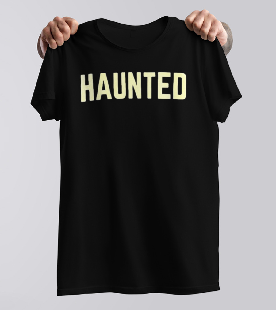 Haunted Summer Vintage Glow Font T-Shirt