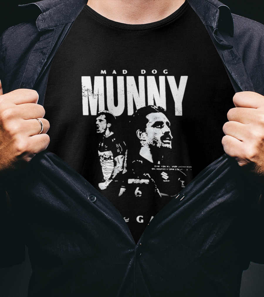 MAD DOG MUNNY 250 Games Melbourne Storm 2026 Cameron Munster T-Shirt