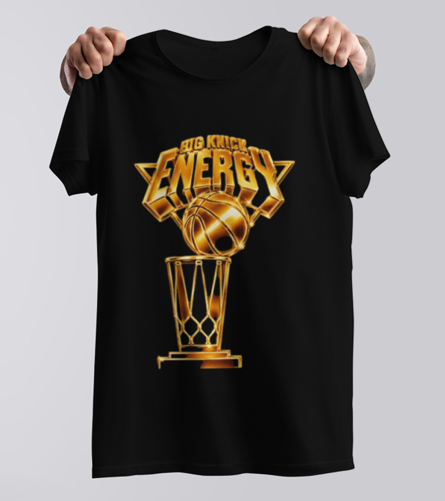 Big Knick Energy Trophy Basketball T-Shirt