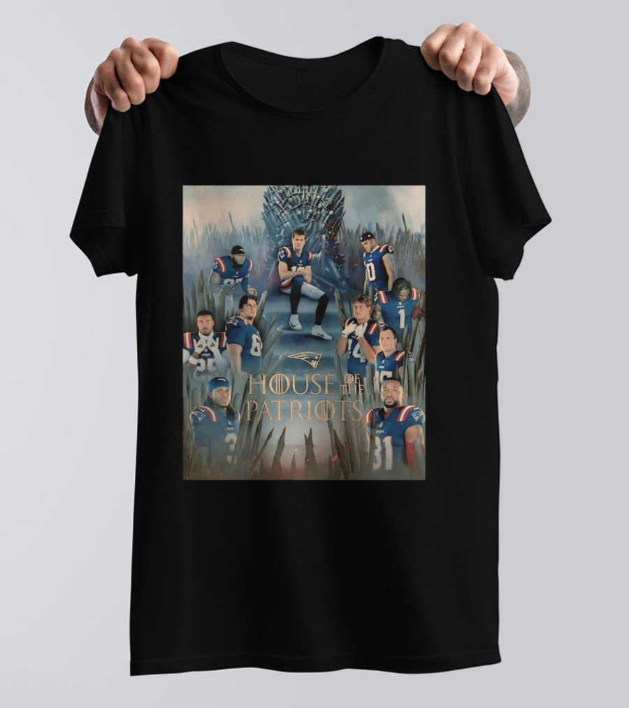 New England Patriots House Of The Dragon Crossover House Of The Patriots T-Shirt