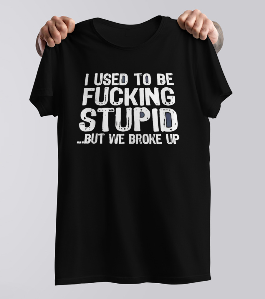 I Used To Be Fucking Stupid But We Broke Up T-Shirt