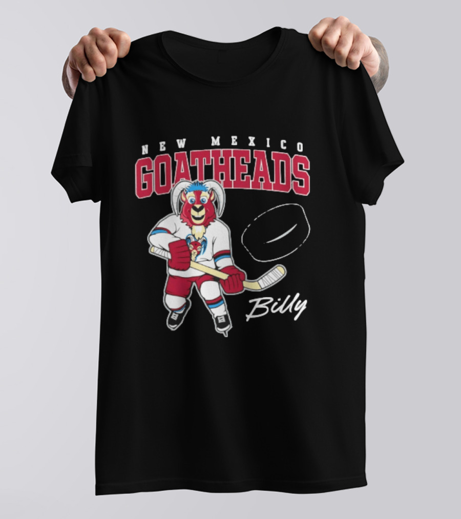 New Mexico Goatheads Billy Hockey T-Shirt