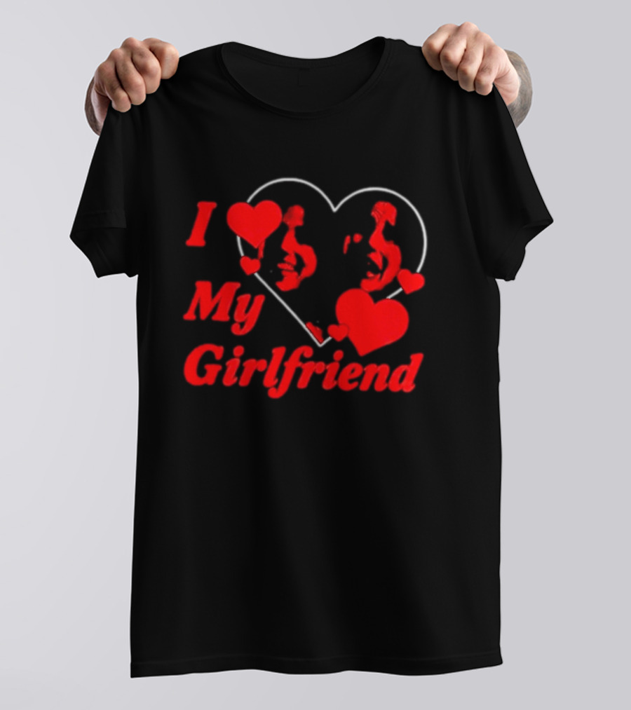 Obsession 2026 Nikki I Love My Girlfriend Hearts T-Shirt