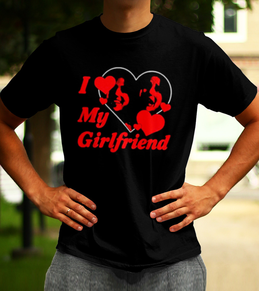 Obsession 2026 Nikki I Love My Girlfriend Hearts T-Shirt