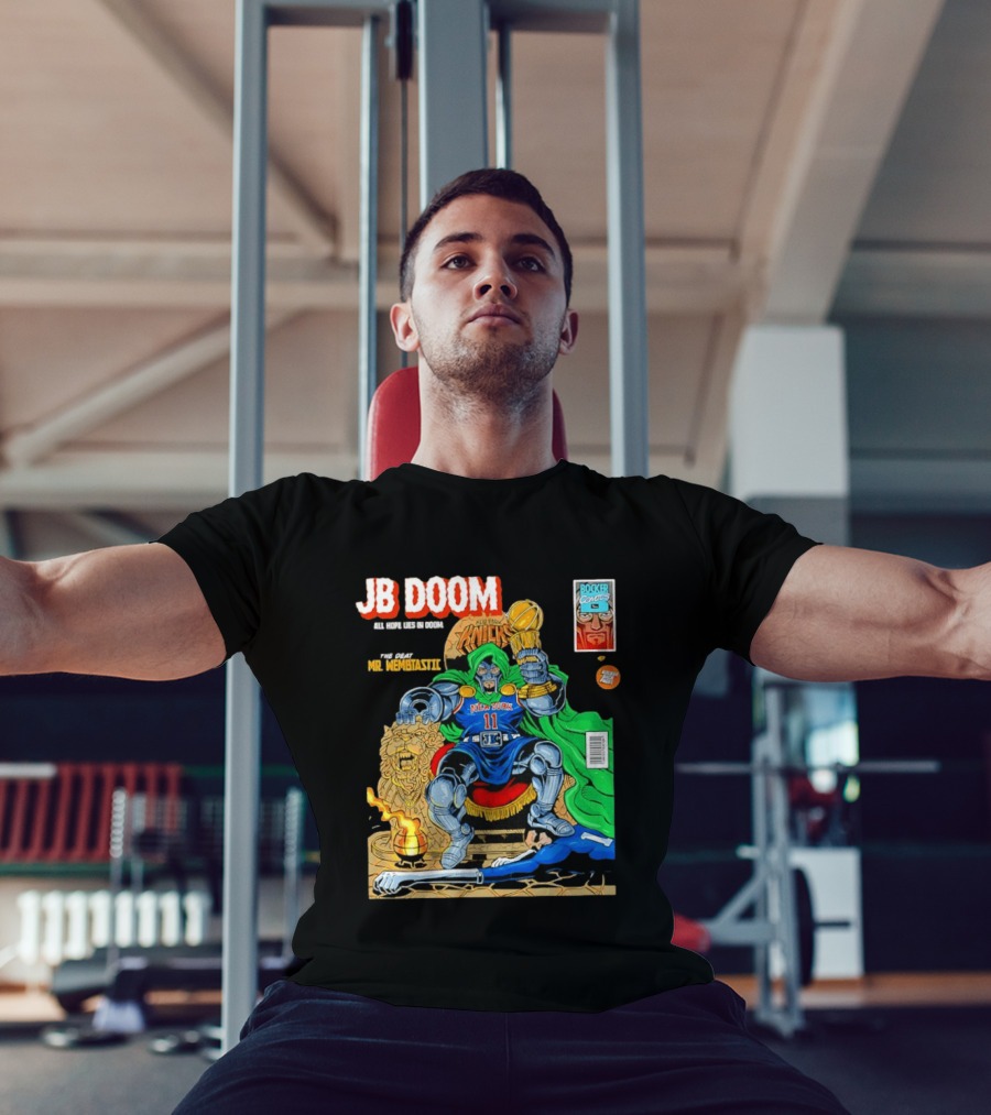 JB Doom New York Knicks 2026 NBA Champs The Death Of Mr. Wembtastic T-Shirt