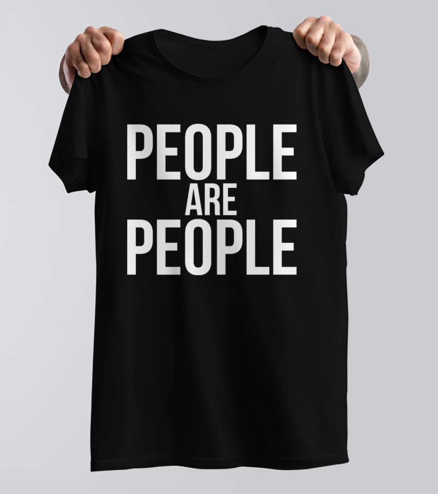 PEOPLE ARE PEOPLE Racerback T-Shirt