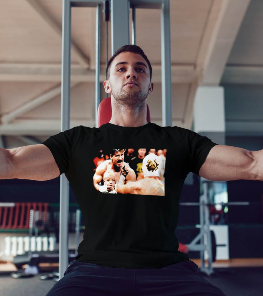 Eddie Guerrero Rey Mysterio Dominik Mysterio Custody Battle Iconic Wrestling Moment T-Shirt